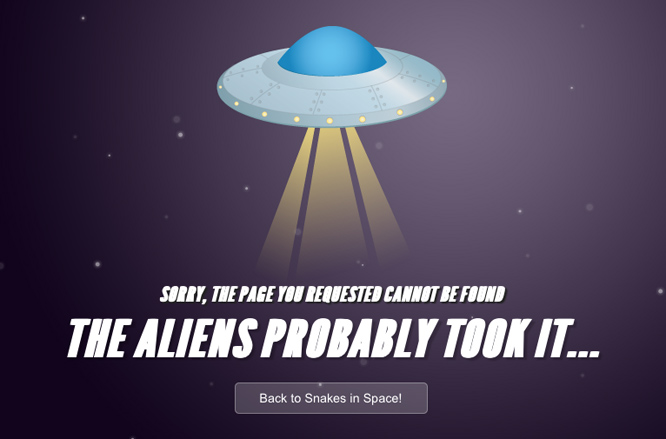 404 Not Found Page Example
