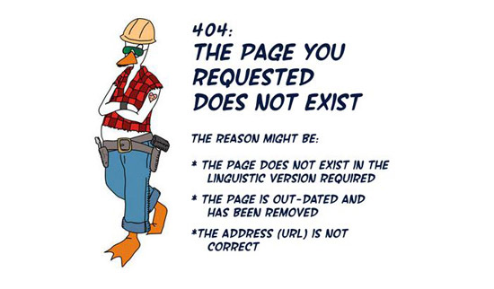 404 Page Design