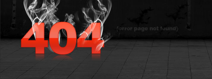 404 Page Not Found Error