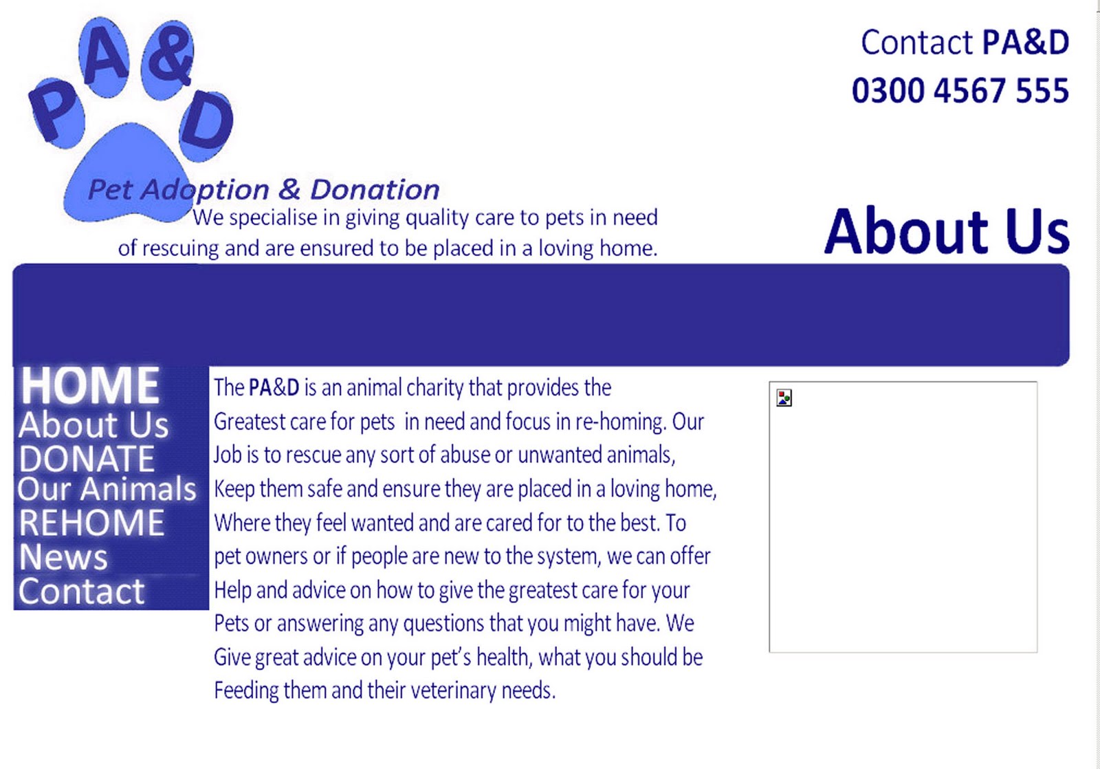 About Us Page For Website