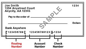 Account Number And Routing Number Wells Fargo