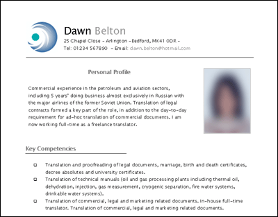 Accountant Cv Template Uk