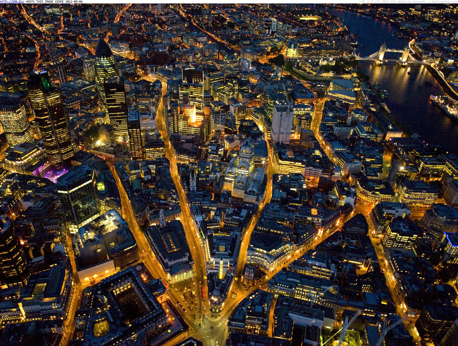 Aerial View Of London England