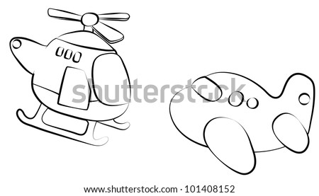 Aeroplane Cartoon Drawing