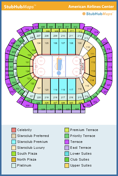 American Airlines Arena Dallas Virtual Seating Chart