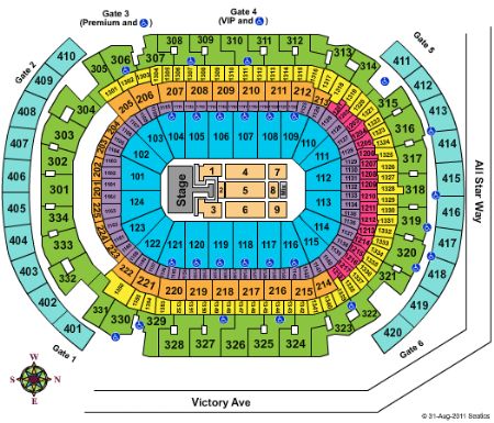 American Airlines Arena Seating Chart Taylor Swift