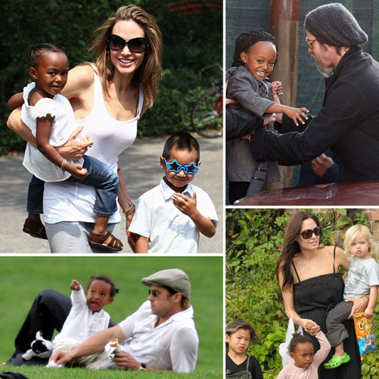 Angelina Jolie And Brad Pitt Family Pictures
