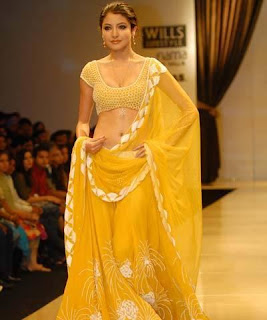 Anushka Sharma In Saree Pics