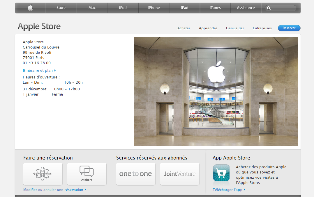 Apple Store Paris Robbed