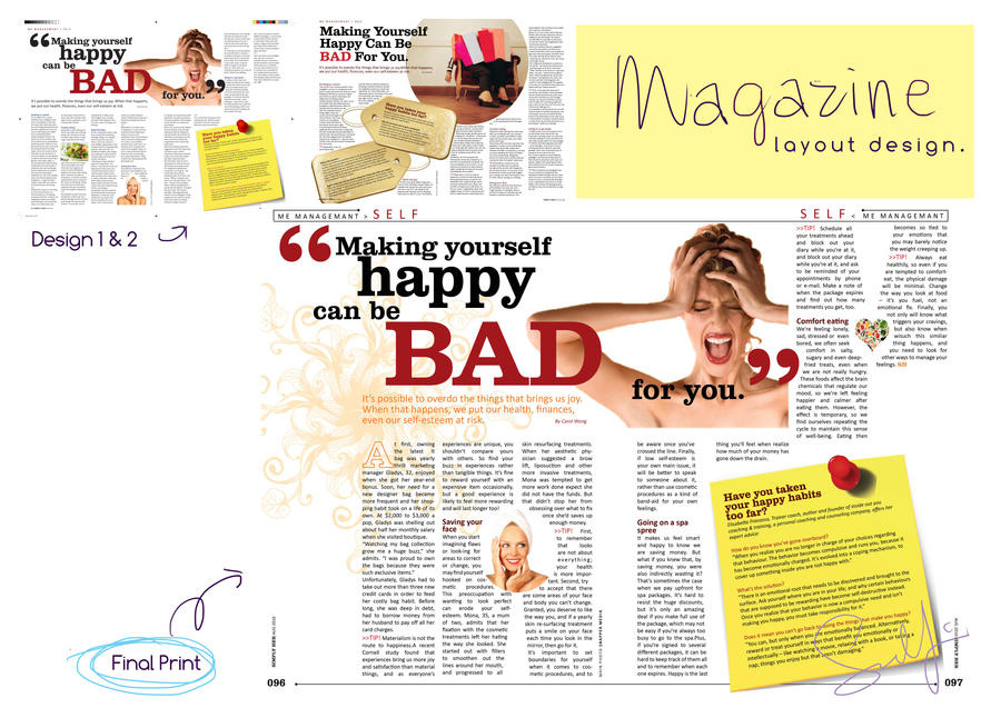 Art Magazine Layout Ideas