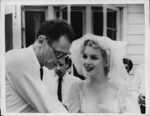 Arthur Miller And Marilyn Monroe Wedding