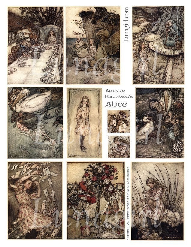 Arthur Rackham Alice In Wonderland Prints