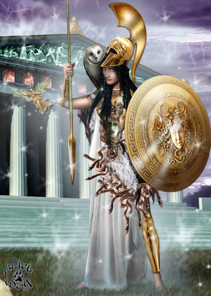 Athena Goddess Of Wisdom And Warfare