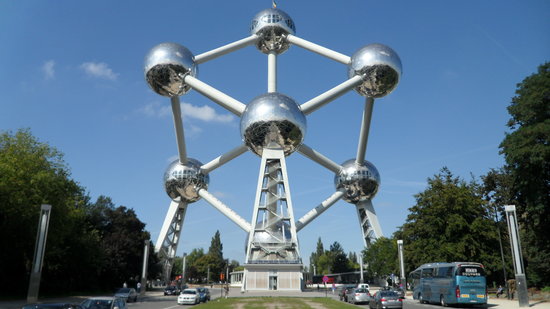Atomium In Brussels Belgium