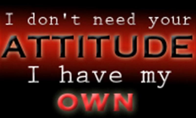 Attitude Quotes Wallpaper