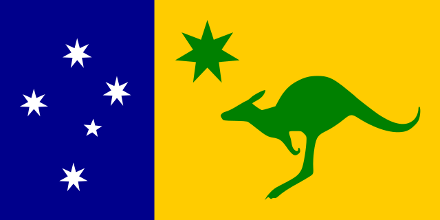 Australian Flag Kangaroo