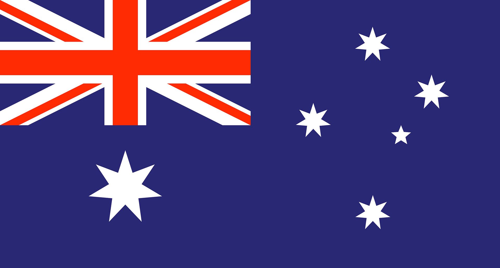Australian Flag Outline