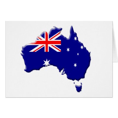 Australian Flag Outline