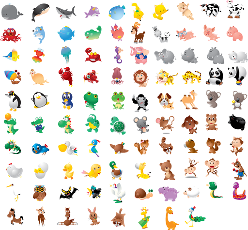 Baby Animals Cartoon Images