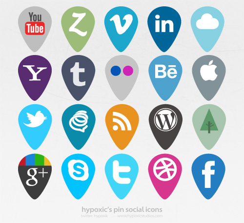 Black And White Social Media Icons Instagram