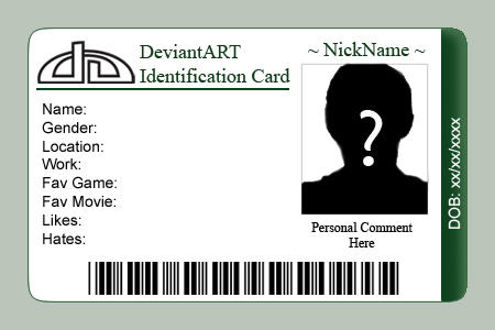 Blank Id Card Template Free