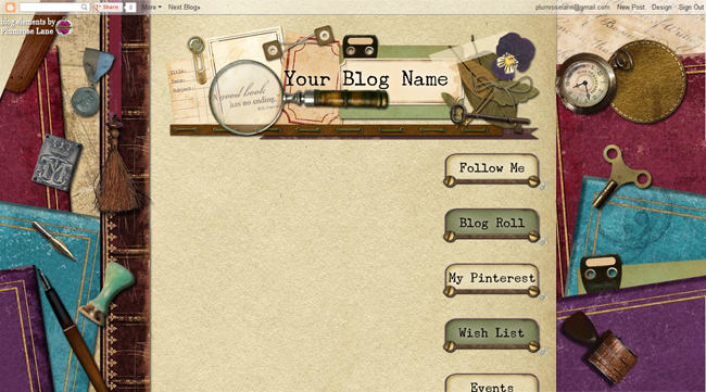Blogger Background Image Size