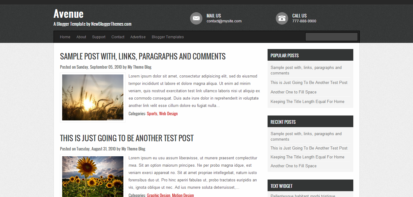 Blogger Templates