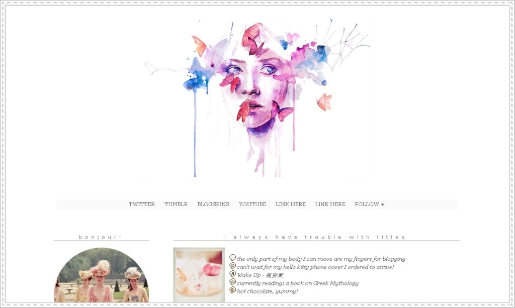 Blogskin Cute Purple