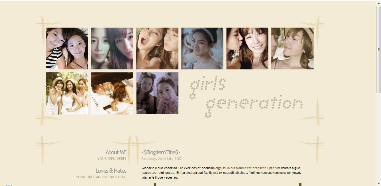 Blogskin Cute Purple