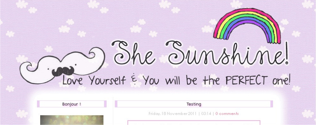 Blogskin Purplelicious