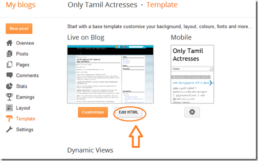 Blogspot Themes Html