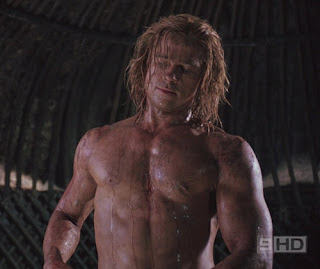 Brad Pitt Troy Workout Photos