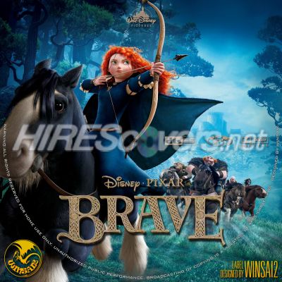Brave Dvd Label
