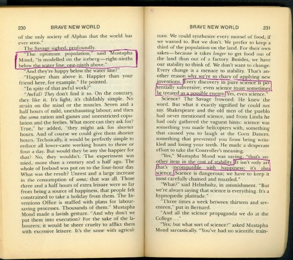 Brave New World Book