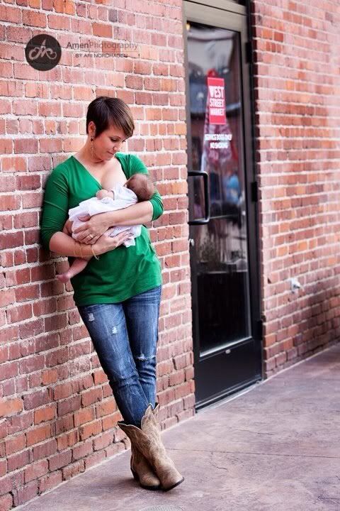 Breast Feeding Photo Shoot
