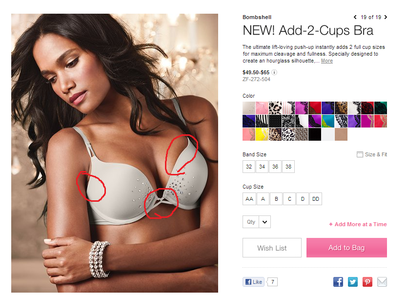 Breast Size 32d