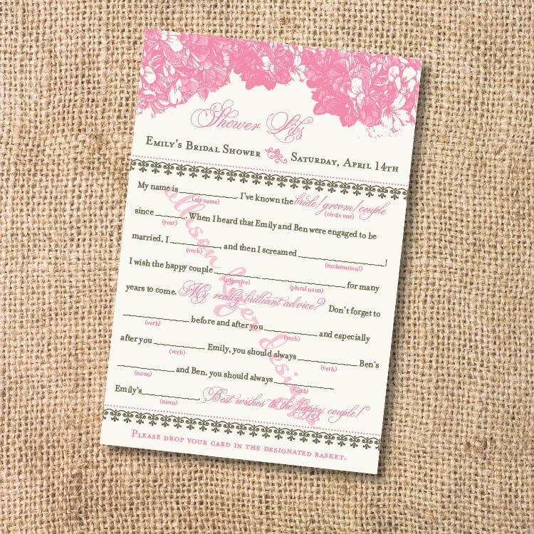 Bridal Shower Games Funny