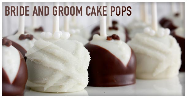 Bride And Groom Cake Pops