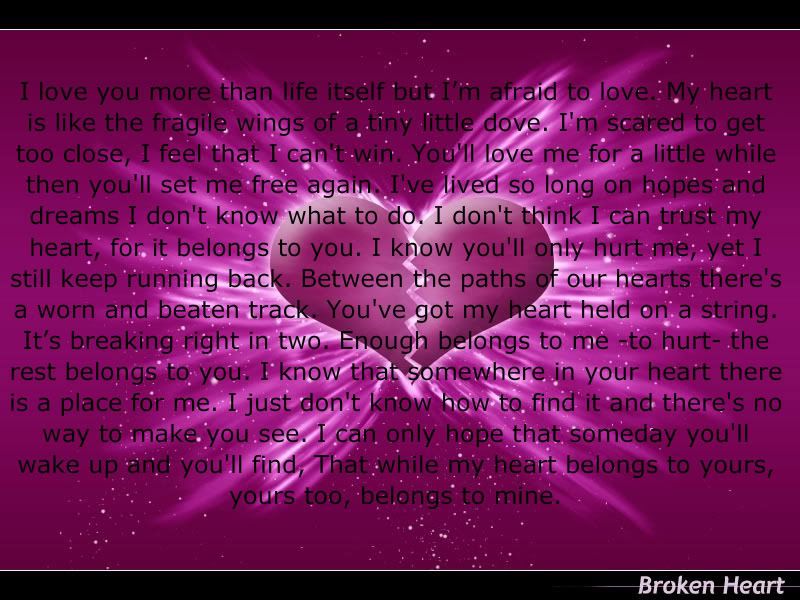 Broken Heart Poems