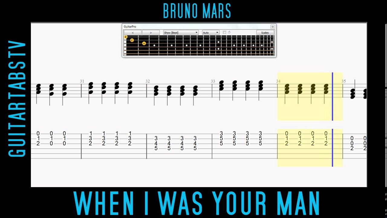 Bruno Mars When I Was Your Man Piano Sheet Music Pdf