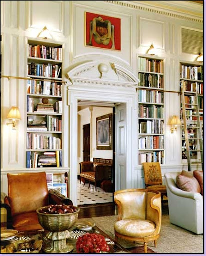 Built In Library Bookshelves