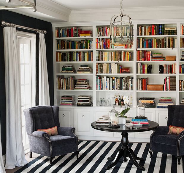 Built In Library Bookshelves