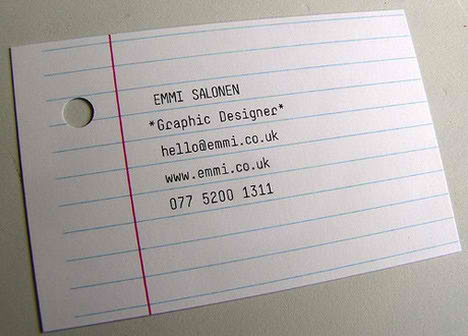 Business Cards Ideas For Graphic Designers