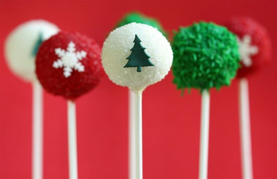 Cake Pops Christmas Pudding