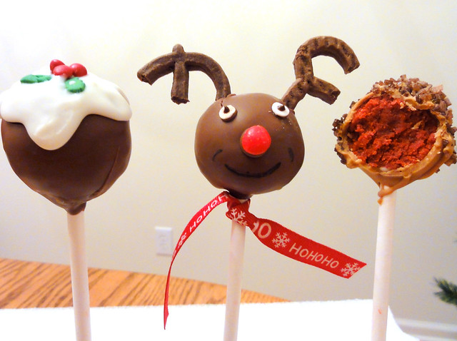 Cake Pops Christmas Pudding