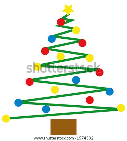 Cartoon Christmas Tree