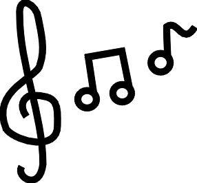Cartoon Music Notes Clip Art