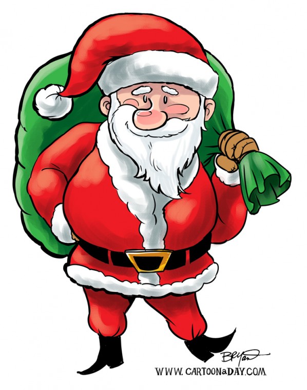 Cartoon Santa Claus Pictures