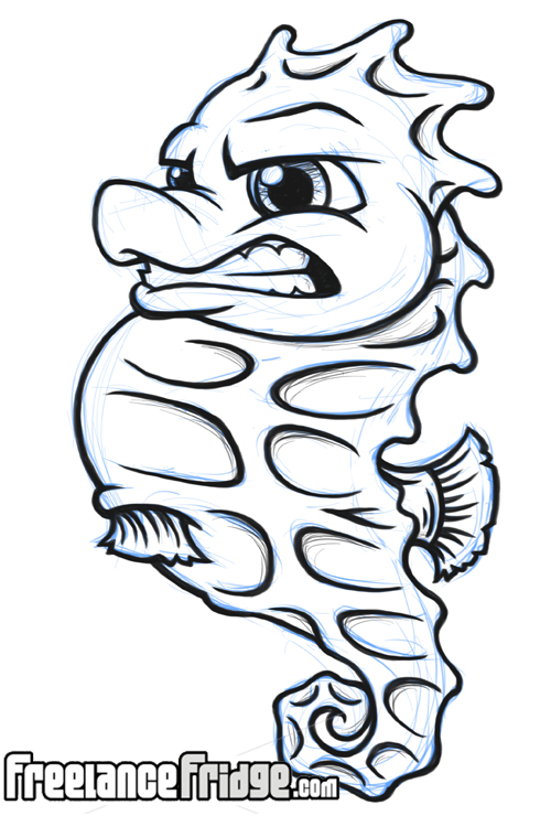 Cartoon Seahorse Pictures