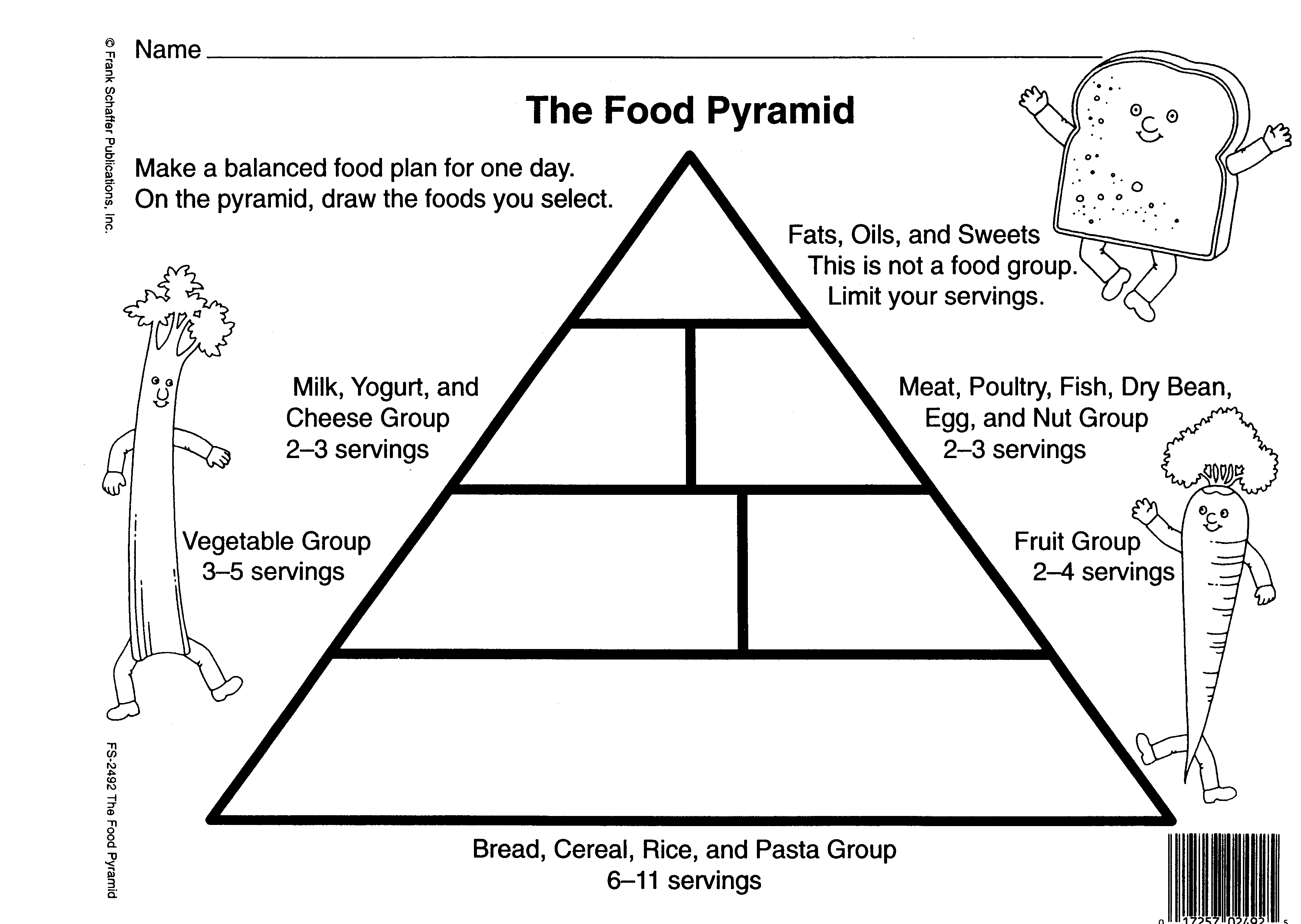 Categories Of Food Pyramid